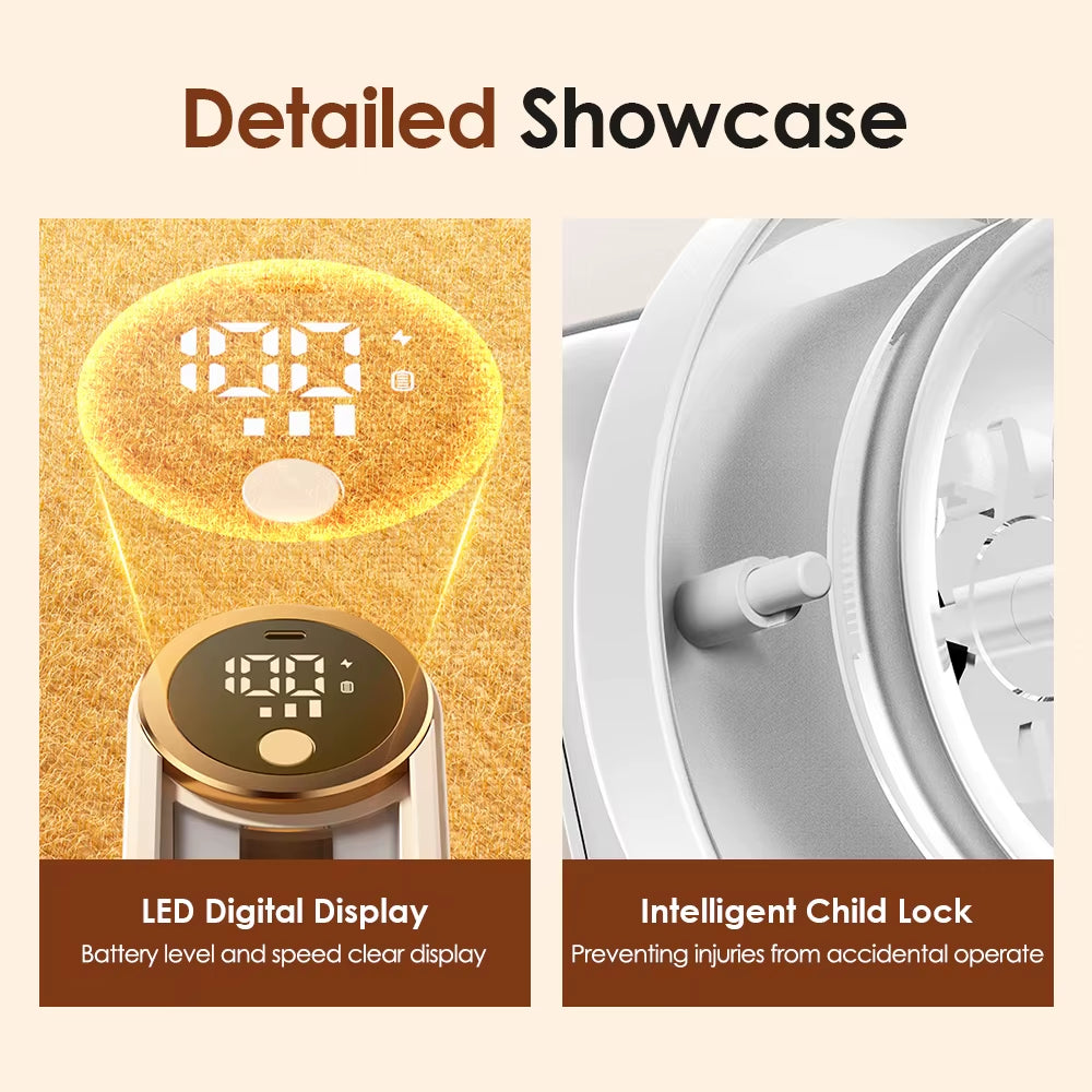  Lint Remover for Clothing 3 Speeds LED Digital Electric Pellet Fluff Remover Rechargeable Fuzz Fabric Shaver Sweater Hair